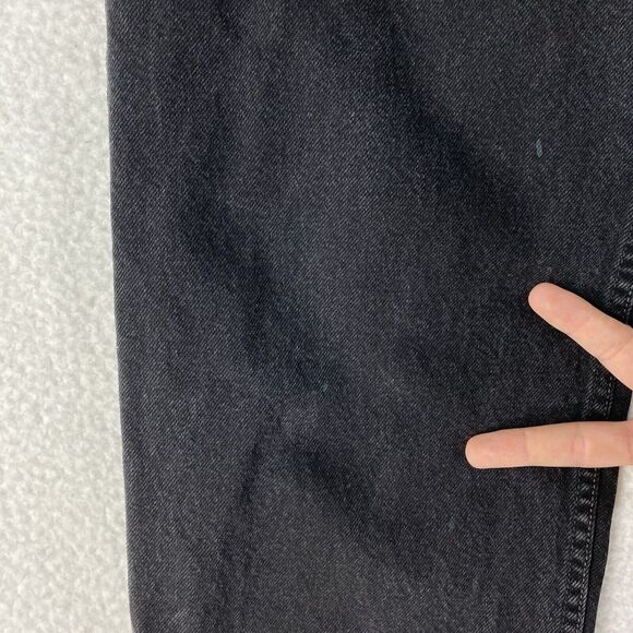 Levis Jeans Mens 38x32 (fit 36x29.5) Black 550 Relaxed Fit Loose Y2K Denim - Picture 7 of 16